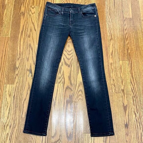 R13 Low Skinny Black Jeans. Size 25. - Picture 11 of 11